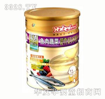 优贝乐鱼肉蔬菜配方奶米粉罐装