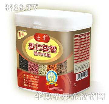 云亨五仁益智营养米粉听装