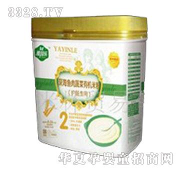 雅因乐护肠深海鱼肉蔬菜有机米粉(2段)