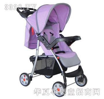 三乐童车婴儿车SL-450D（紫色正面01）