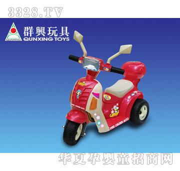 群兴捣蛋嘟嘟电动摩托车