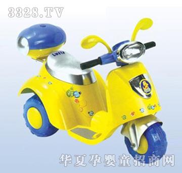 好孩子黄色儿童电动摩托车