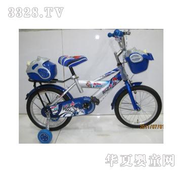 康馨蓝色儿童自行车