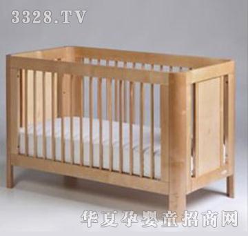 特洛伊婴儿床原木色