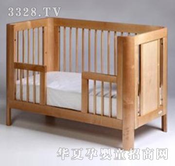 特洛伊幼儿床护栏原木色