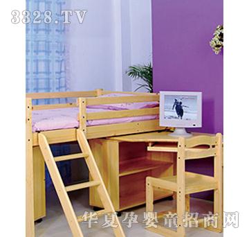 贵人缘电脑桌带床