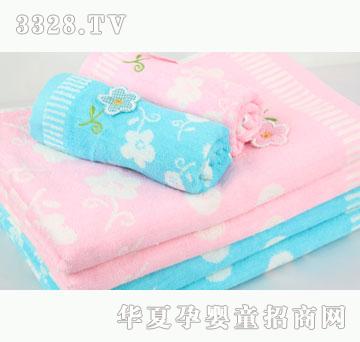 幸运啦啦竹纤维抗菌毛巾