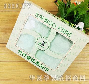 幸运啦啦竹纤维抗菌浴巾