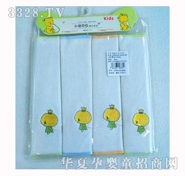 心适贝贝双面毛巾小手巾（4条装）1205
