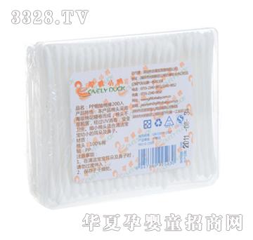可爱小鸭PP细轴棉棒200入