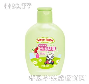 开心兔儿童甜睡洗发沐浴二合一220ml