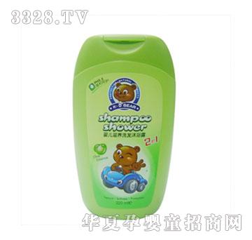 布丁熊婴儿滋养洗发沐浴露2合1220ML