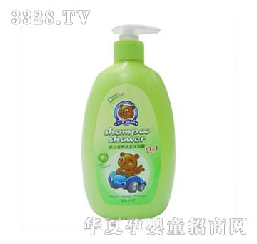 布丁熊婴儿滋养洗发沐浴露2合1500ML
