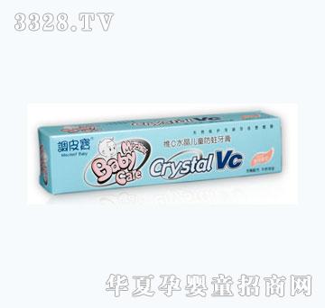 调皮宝维C水晶儿童防蛀牙膏（薄荷香型）