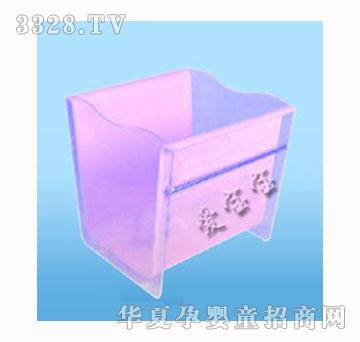 爱宝宝婴儿透明游泳池淡紫