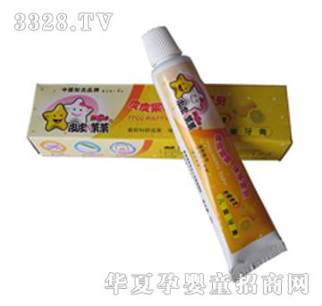 皮皮菓菓儿童水晶牙膏柠檬
