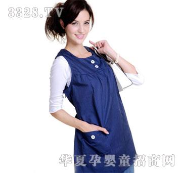 优加防辐射孕妇服藏青色