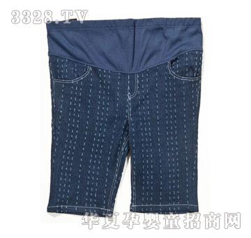 添香条纹托腹孕妇短裤正品15402