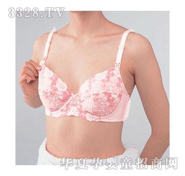 贝亲花边孕妇胸罩