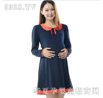 胖妞孕妇装秋装新款