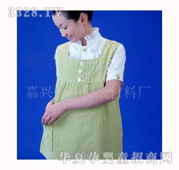 佳屏浅绿色孕妇防辐射上衣