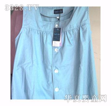 众康防辐服浅蓝带纽扣