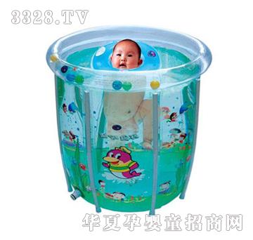 爱婴堡婴幼儿透明支架水池