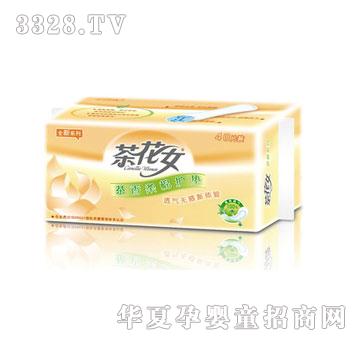 茶花女40片茶爽柔棉护垫
