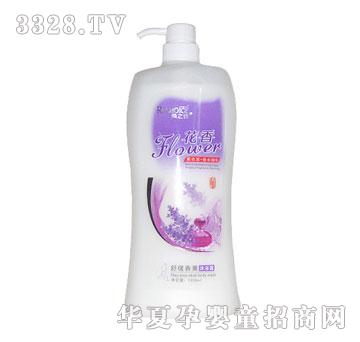 柔之选花香舒缓香薰沐浴露