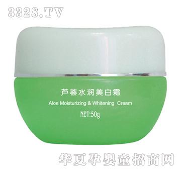 圣安本草芦荟水润美白霜50g