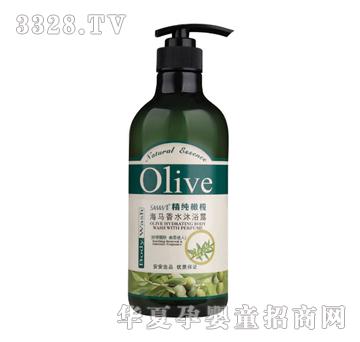圣安精纯橄榄海马香水沐浴露750g