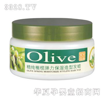 圣安精纯橄榄弹力保湿造型发蜡100g