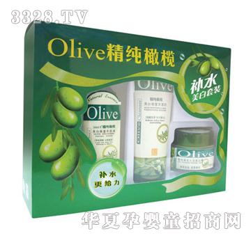 圣安精纯橄榄补水美白套装