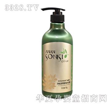 安安纯新金橄榄神秘迷情香氛沐浴露750g
