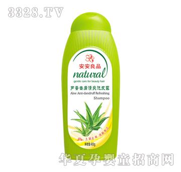 安安芦荟去屑清爽洗发露400g