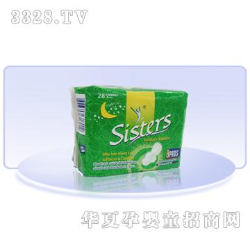 Sisters超薄棉面夜用8片