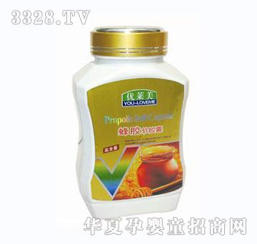 优莱美方瓶100粒蜂胶软胶囊