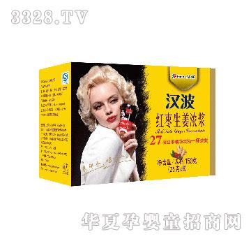 汉波红枣生姜浓浆6袋装150g