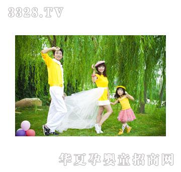 世纪天使阳光外景亲子照2
