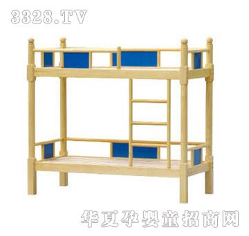 澳尔特原木双层床W03402