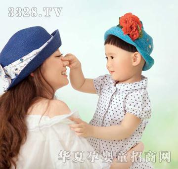 亲亲宝贝母子亲子照