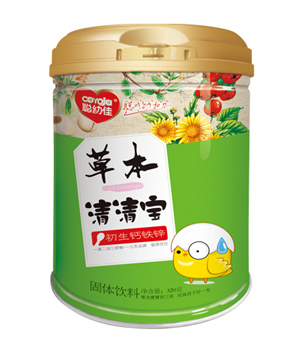 聪幼佳草本清清宝-初生钙铁锌 桶装