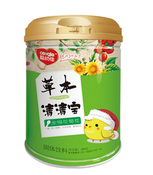聪幼佳草本清清宝-金银花菊花 桶装