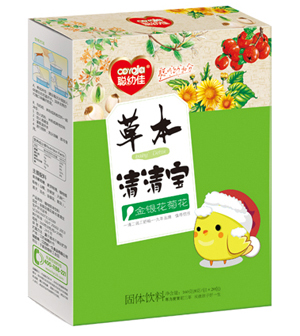 聪幼佳草本清清宝-金银花菊花盒装