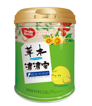 聪幼佳草本清清宝-益生元优护 桶装