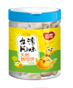 聪幼佳天然酵母饼-牛奶味