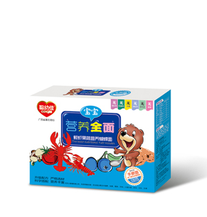 聪幼佳营养全面-鲜虾果蔬营养蝴蝶面