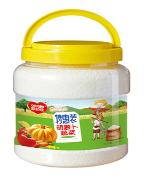 聪幼佳婴幼儿米粉特惠装-胡萝卜蔬菜
