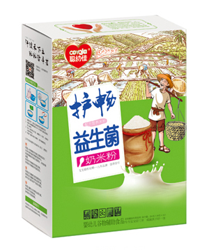 聪幼佳益生菌护畅配方营养米粉-奶米粉