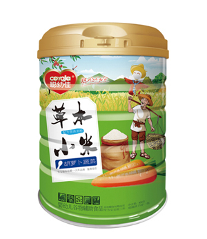 聪幼佳草本小米配方营养米粉-胡萝卜蔬菜